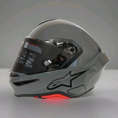 Alpinestars Supertech S-R7 Solid Helmet ECE06/DOT, Gray Glossy 8202126-1635-MD