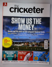 The Cricketer magazine Mar 2026 Money, James Coles, Mike Brearley, Simon Barnes