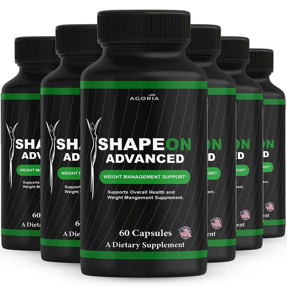 (6 Pack) ShapeOn Advanced Energy & Fitness Formula Supplement ShapeOn Capsules