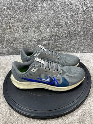 Nike Shoes Men Size 10 Air Zoom Pegasus 40 Premium Quadruple Swoosh Gray Running