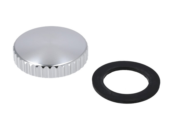 "Cnc Tankdeckel \"Sport Optik\", Silber Eloxiert - FüR Simson S50, S51, SR50, SR80,"-image