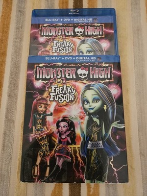 Monster High: Freaky Fusion (Blu-ray/DVD, 2014, 2-Disc Set, Includes Digital...