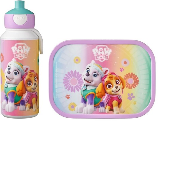 Mepal Campus Pausenset Paw Patrol Girls Trinkflasche Brotdose Bento-Einsatz-image
