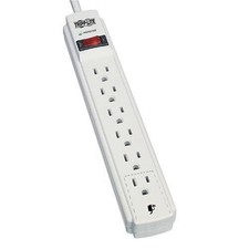 Tripp Lite Surge Protector Power Strip 120V 6 Outlet 6' Cord 790 Joule TLP606 