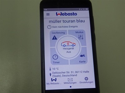 Heater Webasto Mobile Phone Control ThermoConnect Thermo Top E C Evo 4G 