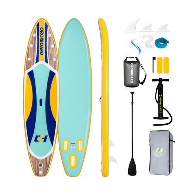 11'6 Inflatable Stand Up Paddle Boards Complete SUP Accessories Includes 3 Fi...
