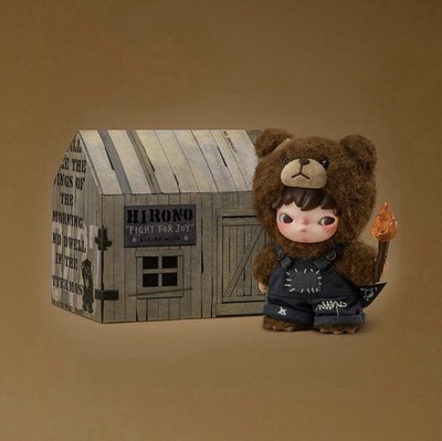 ORIGINAL POP MART Hirono Living Wild-Fight for Joy Plush Doll - Sealed
