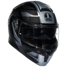 Agv Street Modular Motorcycle Touring Helmet - Ledro Matt Black / Grey