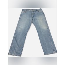 Vintage Wrangler Authentic Premium Quality Jeans Light Wash Denim Relaxed Fit