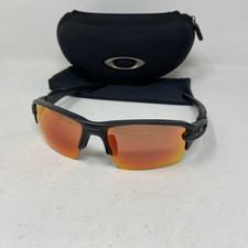 Oakley FLAK 2.0 OO9188-A759 Matte Black W/ Fire Orange Yellow PRIZM MIRROR CASE