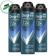 Degree Men Antiperspirant Deodorant Dry Spray Cool Rush 3 Count Deodorant for Me