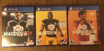Madden NFL PS4 Lot 2018, 2019, 2020 - Sony Playstation 4 - Used ...