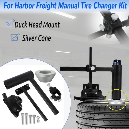 Harbor Freight Manual Tire Changer Upgrade Attachment Duck Head Mount With Cone eBay