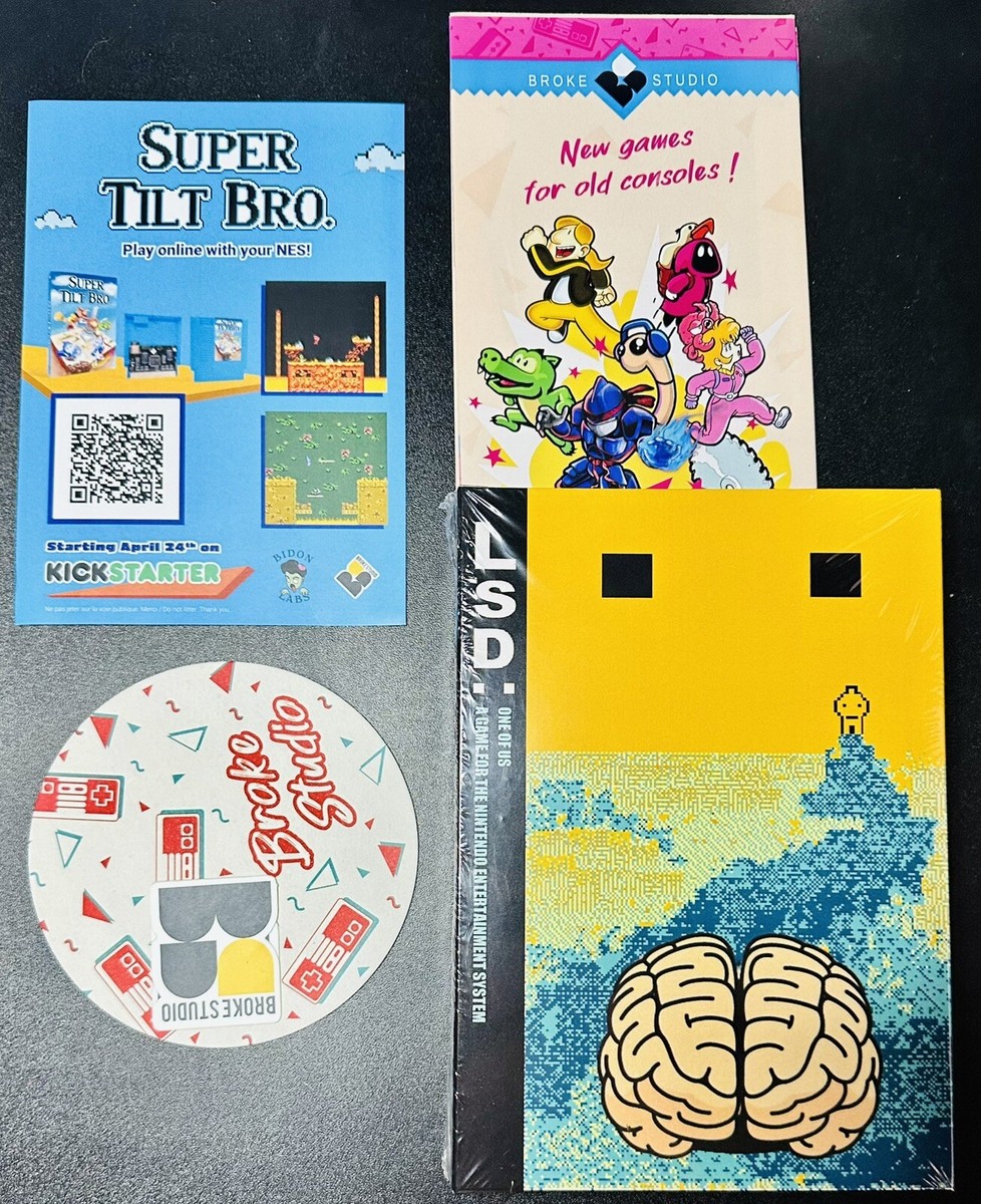 New Sealed LSD One of Us Nintendo NES Kickstarter Limited Ed. Blue