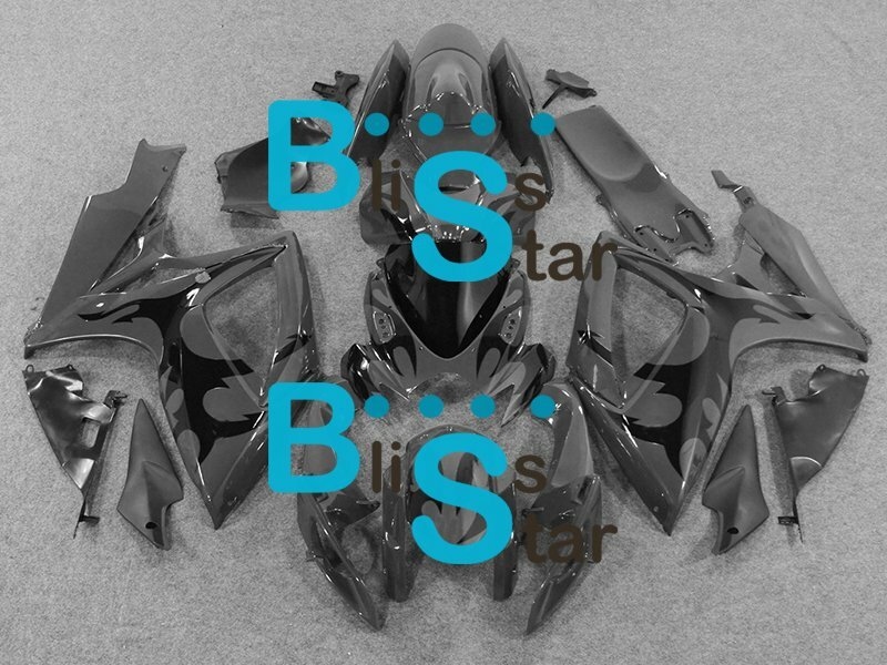 Gray GSXR750 Fairing Fit SUZUKI GSX-R600 GSX-R750 2006-2007 081 A6 image