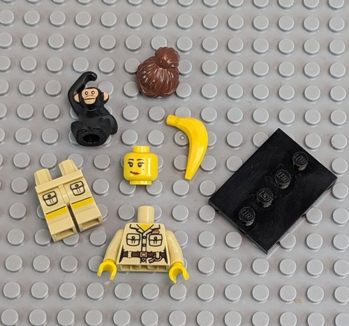 LEGO Zookeeper Minifigure Series 5 Col071 Collectible 8805 CMF With Monkey - Picture 10 of 11
