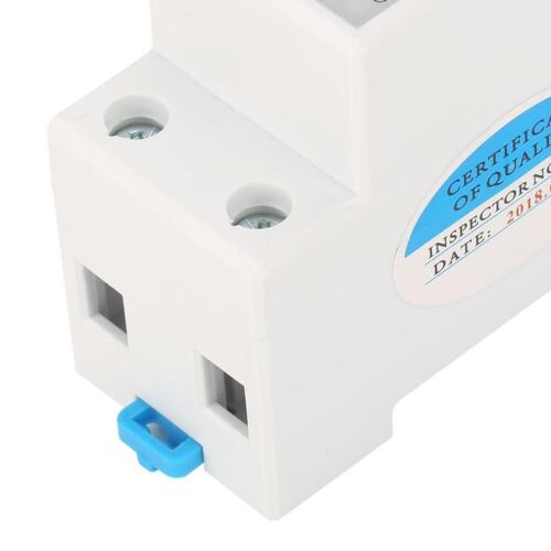 Contatore di corrente digitale due fili 1 ph. 2 fili guida DIN 2P KWh metro LCD 220V - Foto 12 di 12