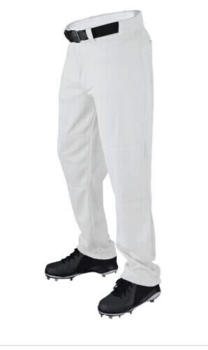 Pantalones de béisbol Wilson clásicos calce relajado juveniles talla mediana blancos poliéster urdimbre - Imagen 1 de 4