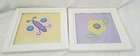 2 pc Place Butterfly & Floral 12" x 12" 3D Wall Art Decor NIP