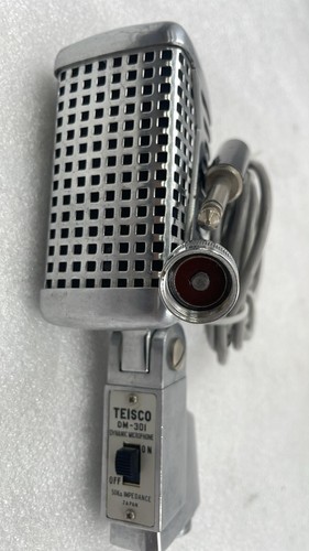 Micrófono dinámico vintage años 60 Teisco DM-301 - Imagen 3 de 10