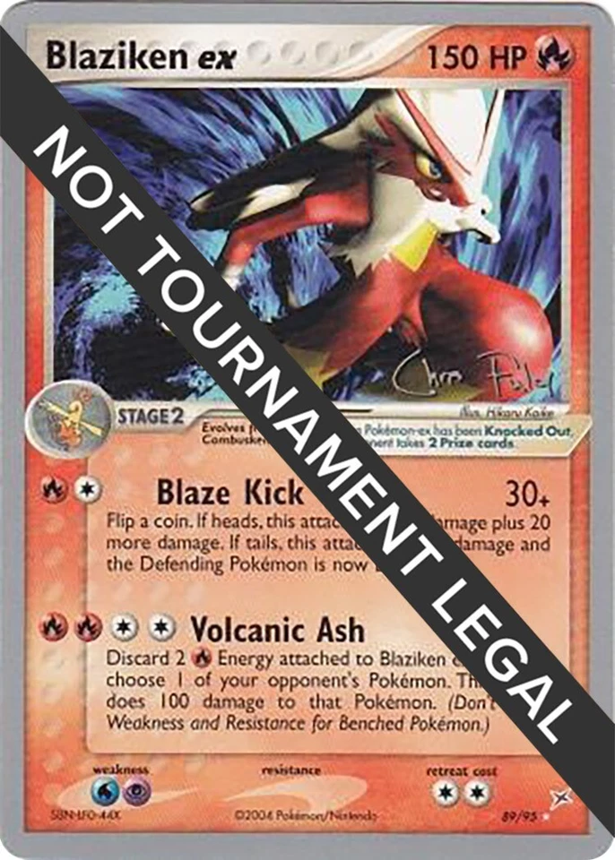Blaziken ex 89/95 World Championship Decks