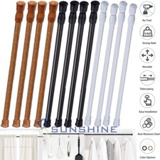 Shower Curtain Rod, 23.6-43Inches Adjustable Tension Curtain Rod, No Drill Pole