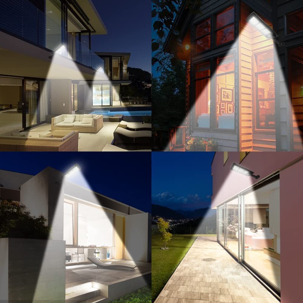 Outdoor Solar Street Light Motion Sensor Commercial Dusk To Dawn Big