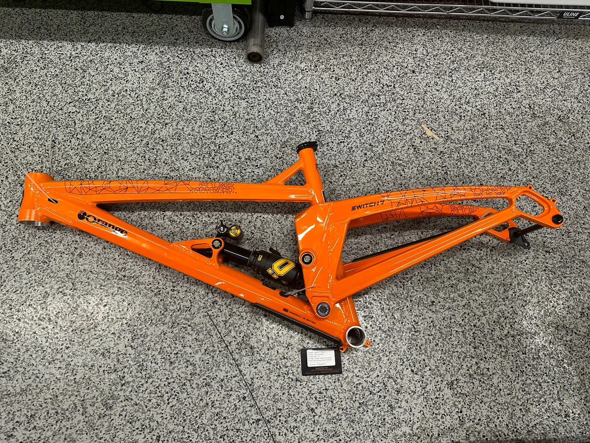 Orange switch cheap bike