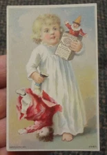 1891 James Pyle's Pearline Washing Compound - jack-in-the-box - trade card