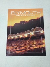 Vintage 1985 Plymouth Gran Fury Voyager Car Promotional Brochure 8 1/2" x 11"