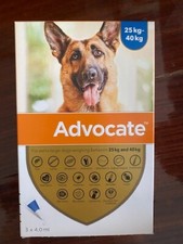 3x1 Tubo ADVOCATE PER CANI DI GROSSA TAGLIA IL PESO VARIA DA 25 - 40 KG.