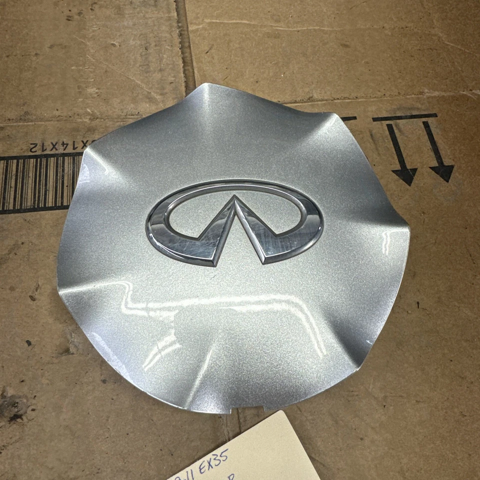 08-11 Infiniti EX35 7 RADIOS 6" Conjunto Tapacubos Centro Rueda Gris 40315-1BA8A Foto 2 de 4