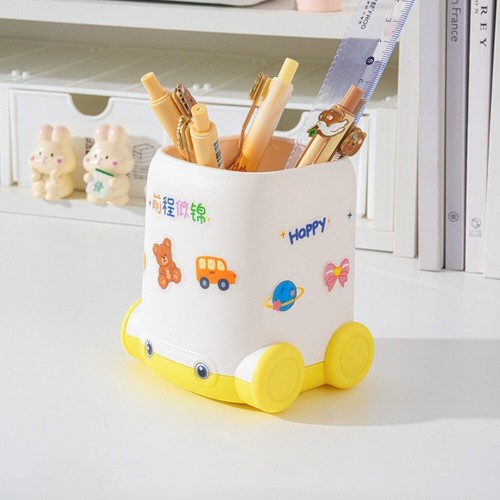 Multifunctional Pen Container Stationery Storage Bucket School Office - Picture 16 of 17