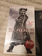 Blade II VHS, 2002 Guillermo Del Toro Wesley Snipes USED