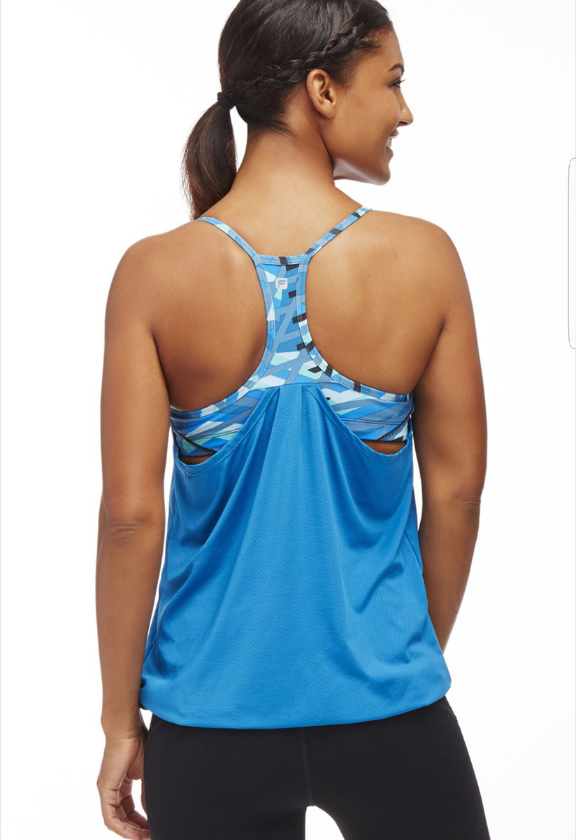 Fabletics Norwalk Tank Top XXS *NEW* NWT Built-in Shelf Bra w 