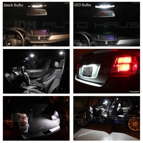 11x White Interior LED Lights Package Kit for 2011-2016 Volkswagen Jetta MK6 VW - Picture 2 of 9