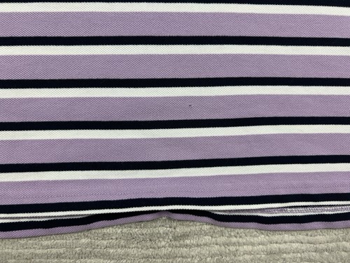 The Foundry Shirt Mens 2XLT Purple Striped Polo Shortsleeve 100% Cotton - Picture 4 of 11