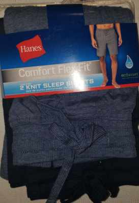 Pajama Sets Hanes Jersey Knit Pajama Shorts Men's Hanes Comfort