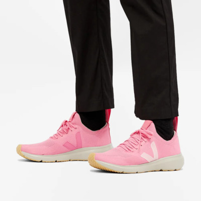  [SALE]  Rick Owens x Veja Pop Pink Sock Vegan Sneakers Sz. US9