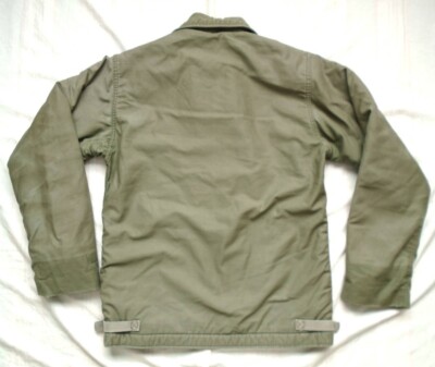 Vintage 70s (1975?) Navy A-2 Mens Small 34-36 US Deck Jacket | eBay