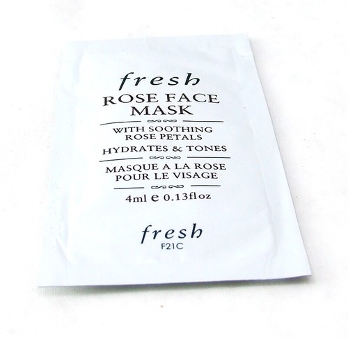Fresh F21C ROSE Lot of 4 Face Masks 4 ml., 0.13 oz @ NEW Packets - Picture 2 of 5