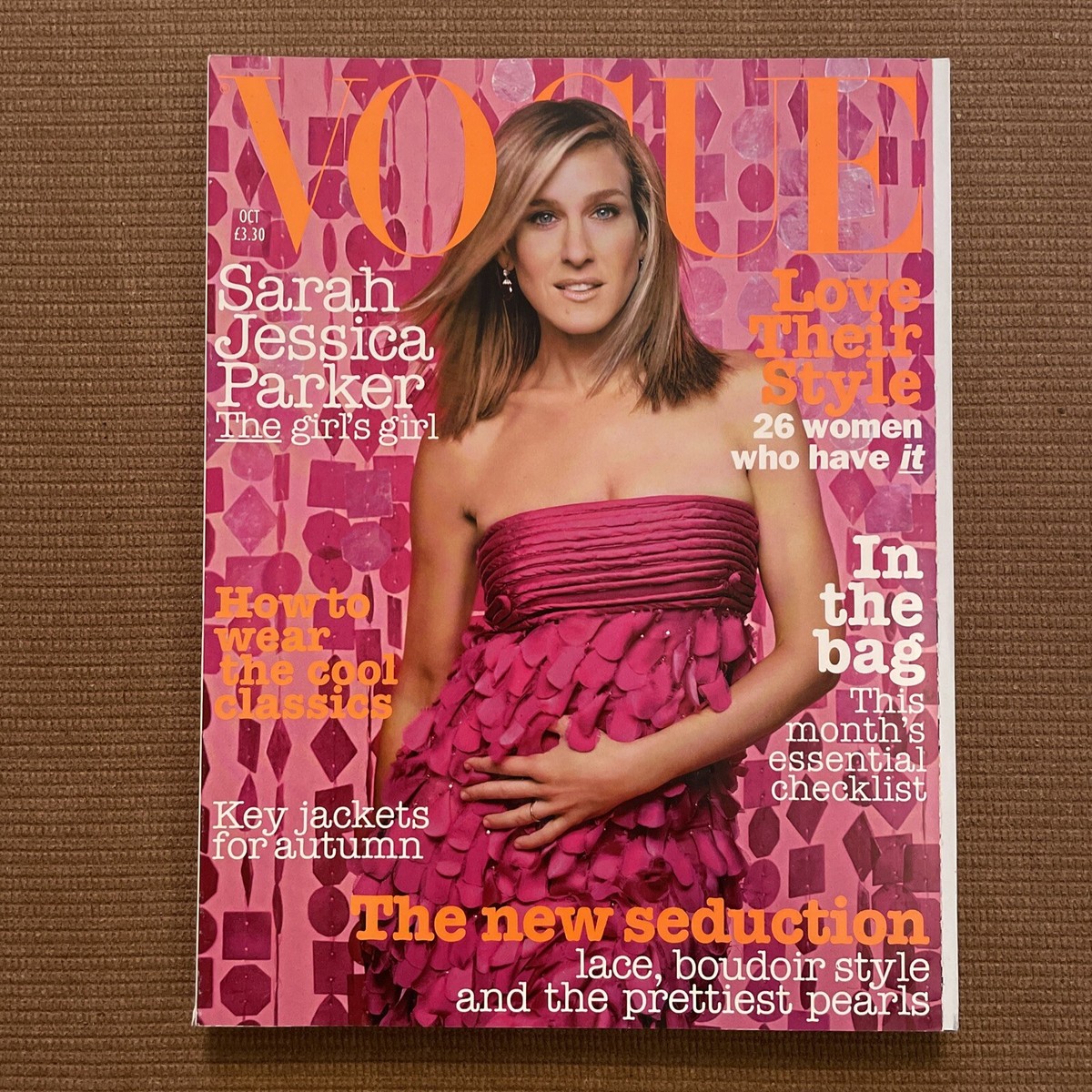 Vogue Magazine October 2003 - Sarah Jessica Parker CORINNE DAY