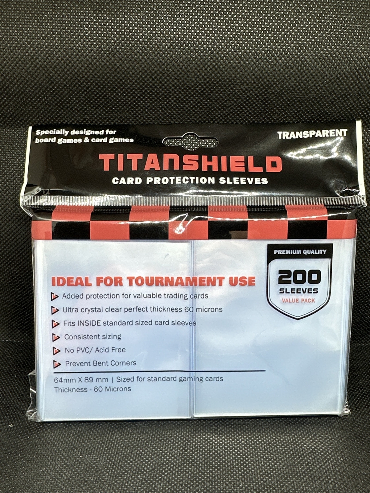 TitanShield Inner Sleeve Protectors for MTG Standard Deck 899129000110