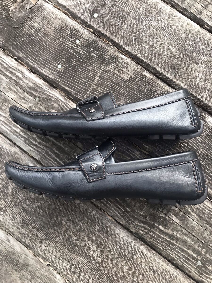 Louis Vuitton Monte Carlo Moccasin/Loafers. FA 0077 Black 9.5 M