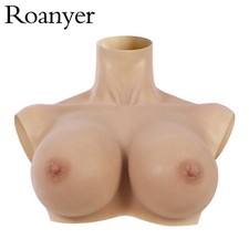 Roanyer Upgraded Silicone Breast Forms B-Z Cup Fake Boobs for Crossdresser