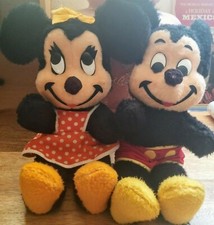 Vintage Rare Minnie Mouse Stuffed/Plush Doll Walt Disney