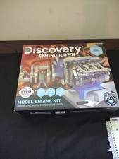 Discovery Mindblown Model Engine Kit With Moving Motor Parts and LED Lights