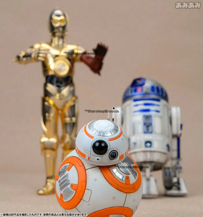 STAR WARS - Episode VII - R2-D2 & C-3PO & BB-8 ArtFX+ 1/10 Pvc Figure Kotobukiya - Immagine 3 di 4