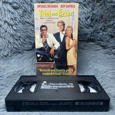 Trial And Error VHS 1997 VCR Video Tape Movie Michael Richards Jeff Daniels Film
