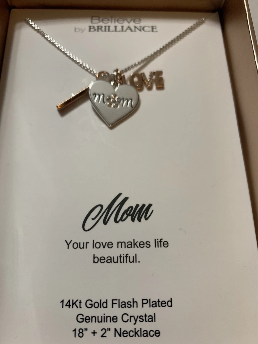 Believe by deals brilliance mom necklace